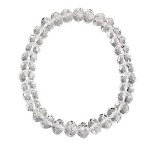 B-BG-3 Basics Beaded Bracelet - Clear