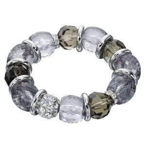Fiorelli Glass and Crystal Beaded Bracelet