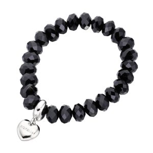 Fiorelli Black Beaded Bracelet