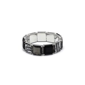 Rodney Holman Elasticated Zebra Bracelet