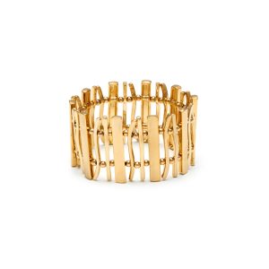 B-RH-2 Rodney Holman Multi Bar Elasticated Bracelet - Gold