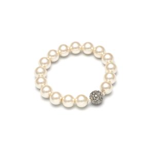Rodney Holman Pearl and Diamante Bracelet
