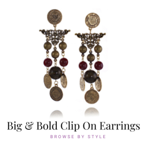 Big & Bold Clip On Earrings