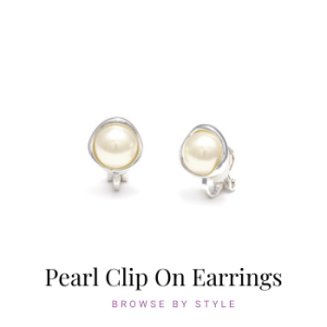 Pearl Clip On Earrings