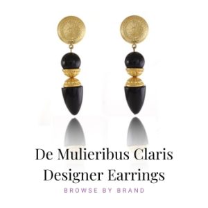 De Mulieribus Claris Designer Earrings