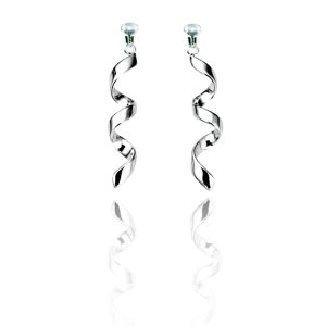 ERCL-BG-54 Basics Sterling Silver Tight Spiral Clip On Earrings