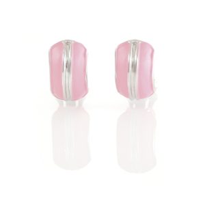 ERCL-RH-258 Rodney Holman Band Clip On Earrings - Pink