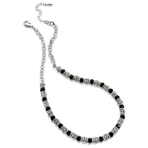 Fiorelli Black and Silver Beaded Necklace