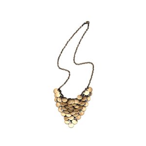 Rodney Holman Flat Mini Disc Necklace - Gold