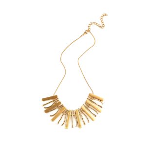 N-RH-7 Rodney Holman Multi Bar Necklace - Gold