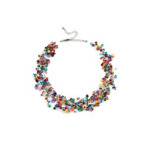 Look East Multi Coloured Sequin Necklace