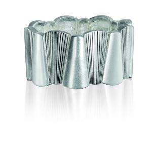 Fiorelli Brushed Silver Metal Wide Cuff Bangle
