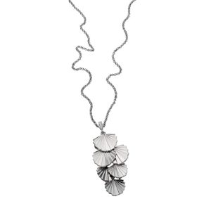 Fiorelli Silver Fan Necklace
